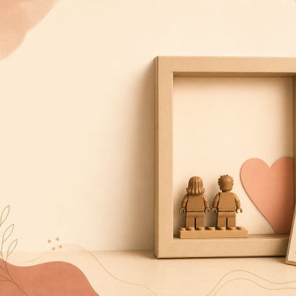 Personalized Anniversary Minifig Frame