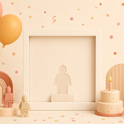 Personalized Birthday Minifig Frame